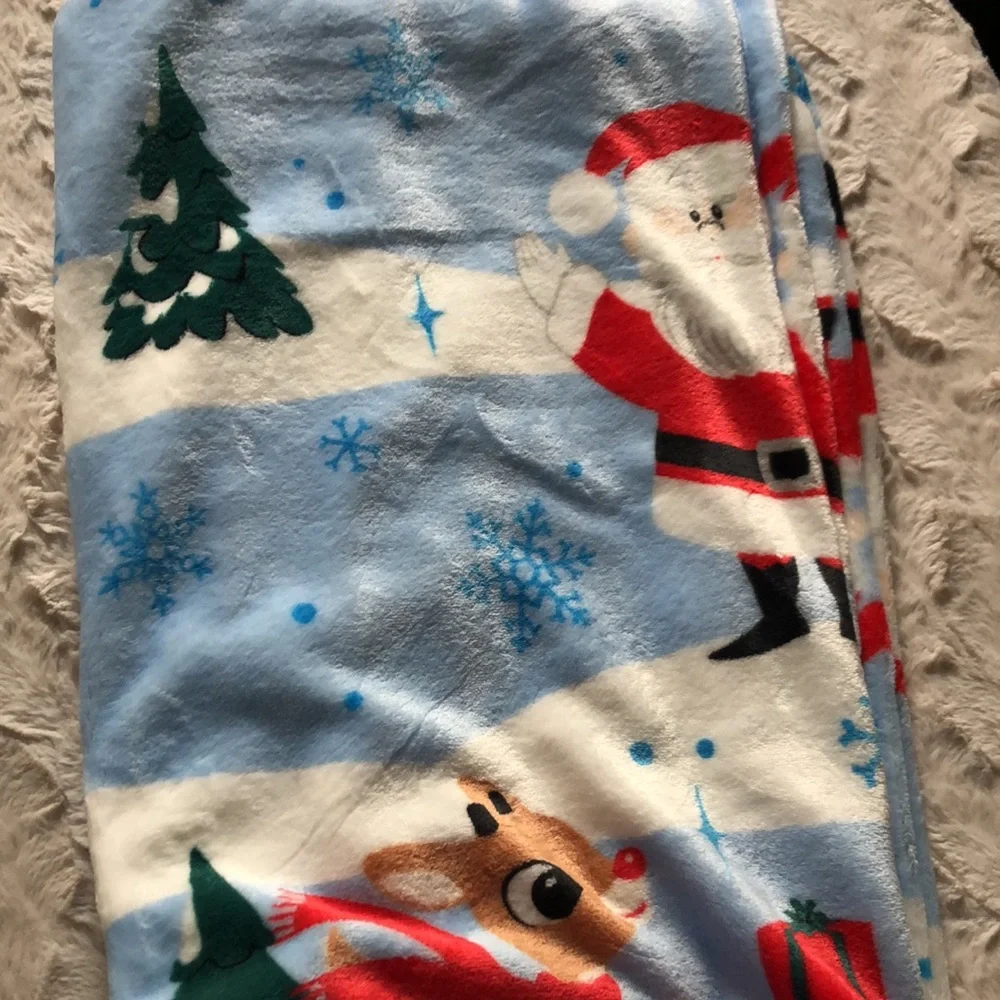 Rudolph the Red Nosed Reindeer Throw Blanket